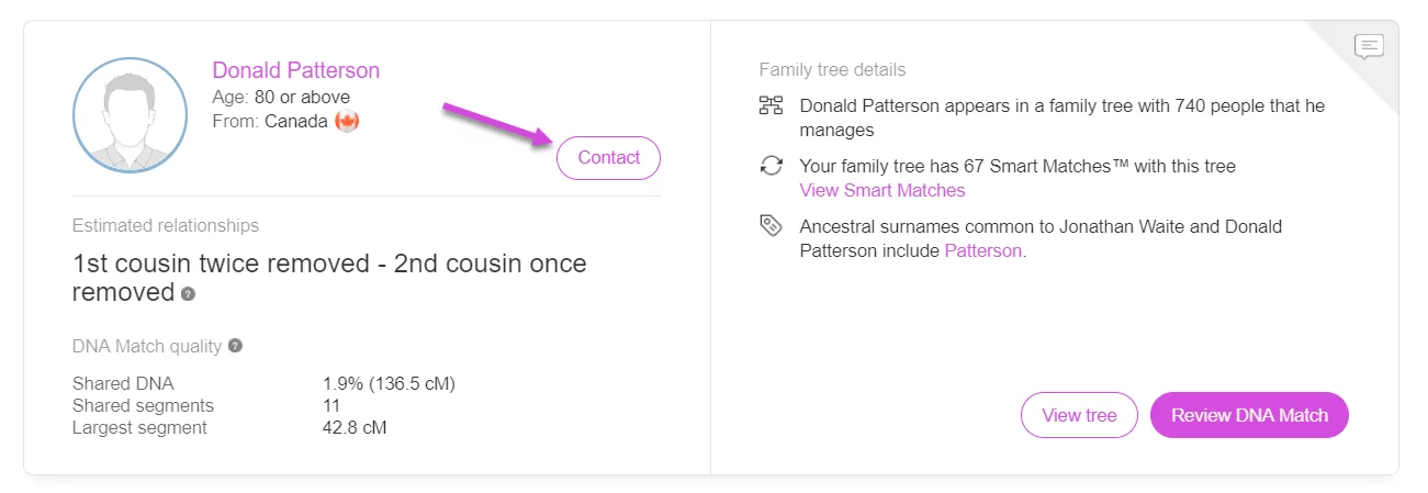 Contacting Other MyHeritage Users: Instructions & Tips - MyHeritage Knowledge Base