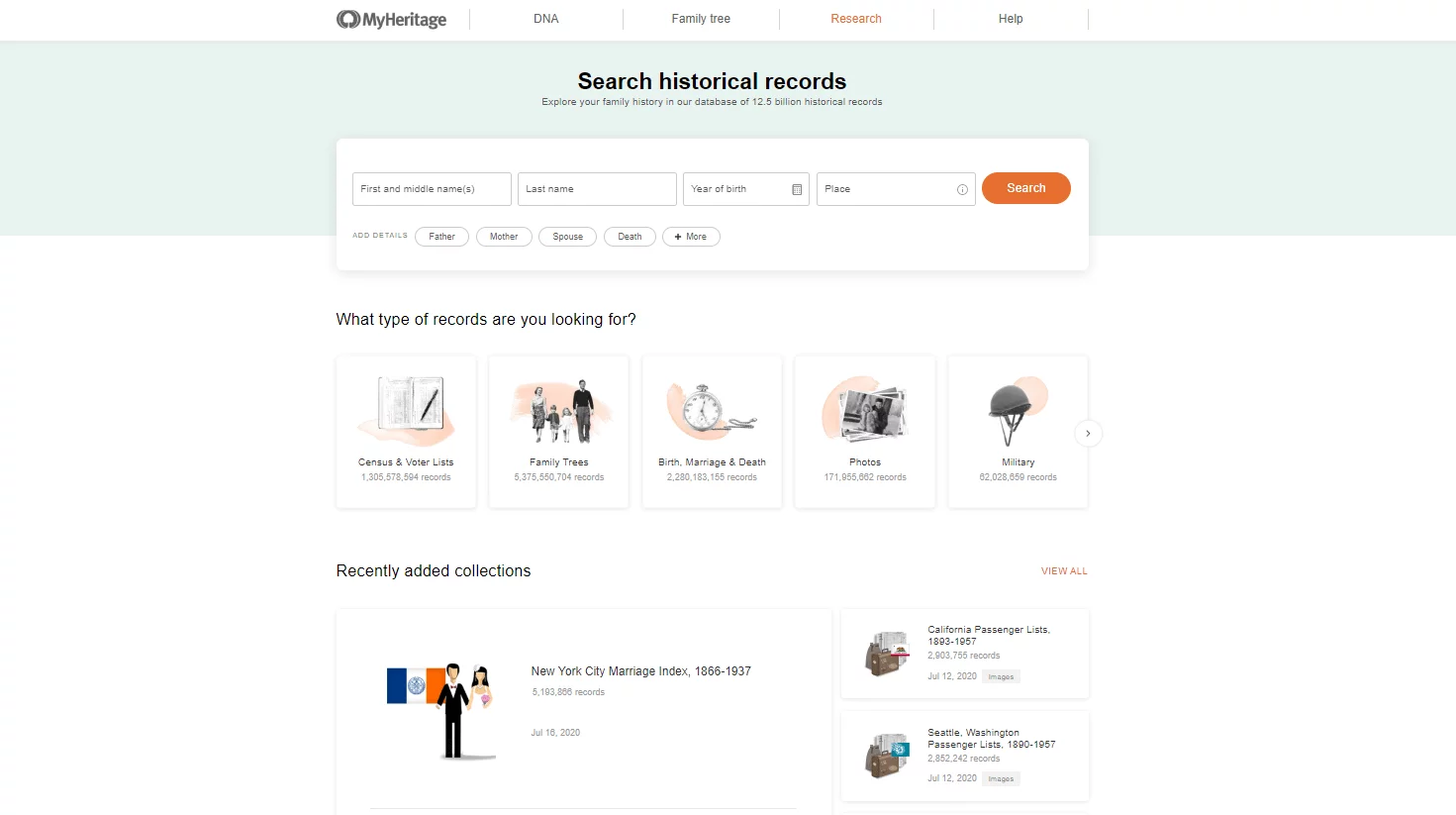 How To Find Records With The New MyHeritage Search Engine