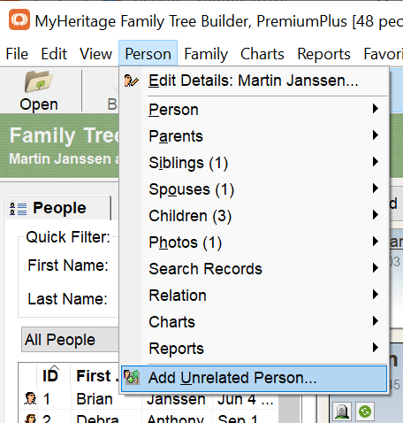 family tree builder by my heritage