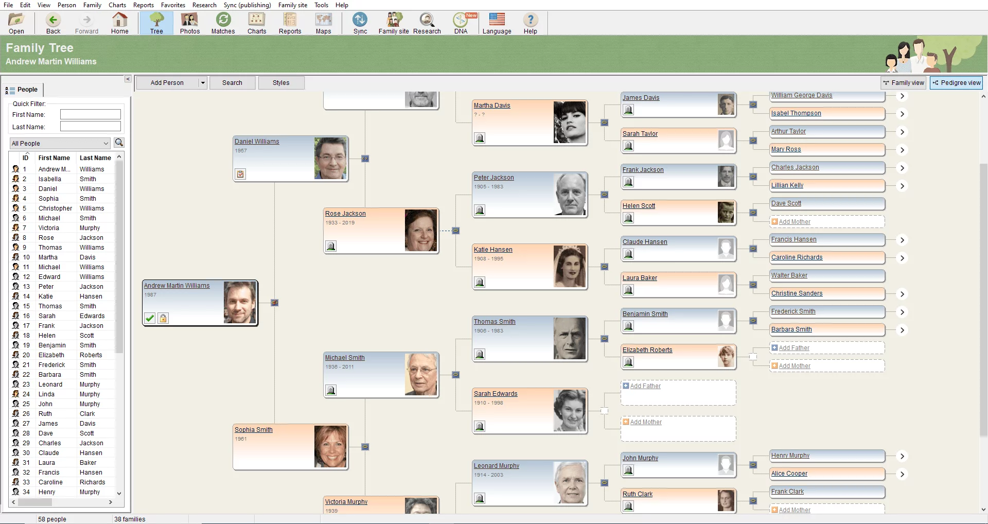 Helpful Tools to Know About in Family Tree Builder 
