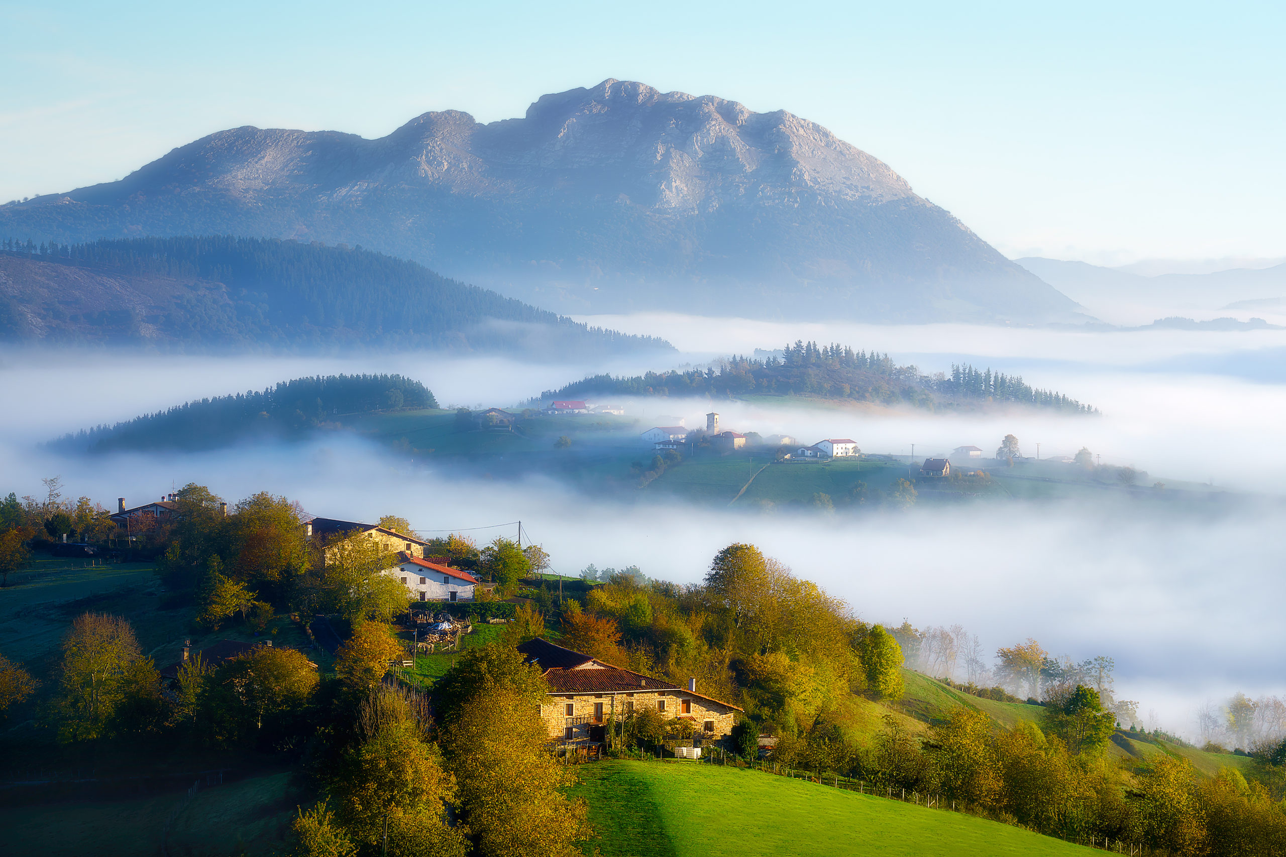 Aramaio Valley in the Basque Country, Spain