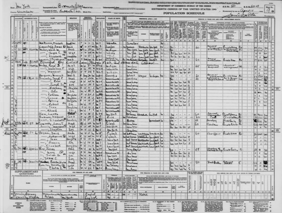  /></noscript></p>
<p>Ejemplo de una imagen de registro del Censo de Estados Unidos de 1940 en MyHeritage</p>
<h2>Acceder, descargar, citar, renombrar y conservar</h2>
<p>Cuando localices un registro censal que quieras utilizar en tu investigación, deberías seguir estos pasos:</p>
<ul>
<li style=